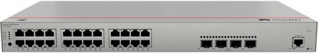 Коммутатор HUAWEI S310-24P4X (L2+, 24*10/100/1000BASE-T ports(400W PoE+), 4*10GE SFP+ ports, built-in AC power)