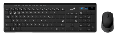 Комплект беспроводной Genius SlimStar 8230 BT (клавиатура Slimstar 8230/K + мышь Slimstar 8230/M), черный