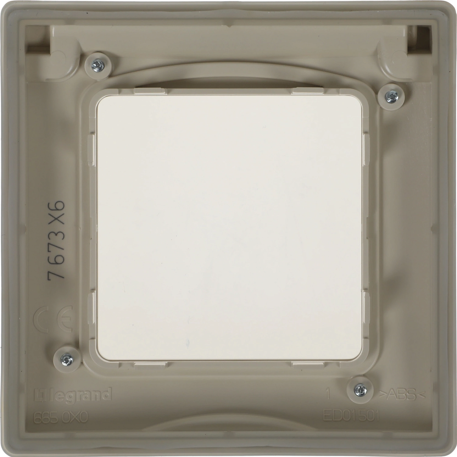 Рамка Legrand Etika 672560 накладная 1x вертикальный монтаж ABS пластик слоновая кость (упак.:1шт)