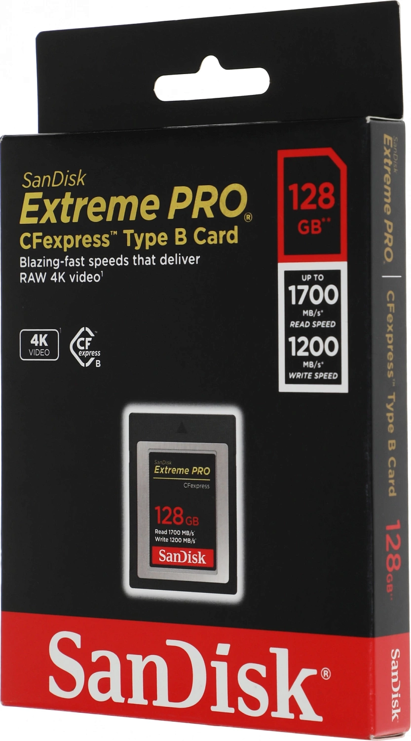 Флеш карта CF 128GB Sandisk SDCFE-128G-GN4NN Extreme Pro w/o adapter