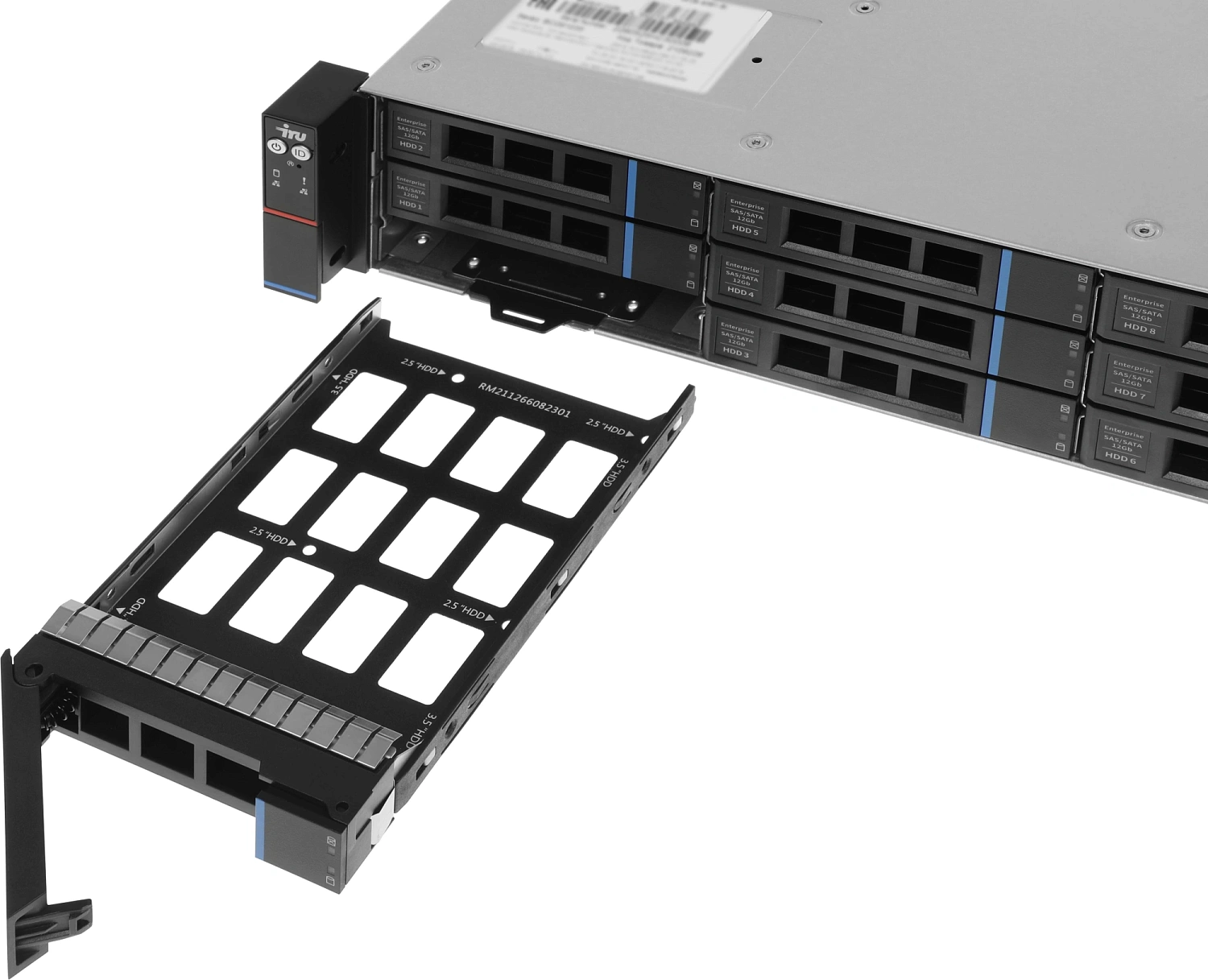 Сервер IRU Rock g2212ag3 2x7713 4x32Gb 2x480Gb SSD 9361-8I 10G 4P 2x1300W w/o OS (2196352)