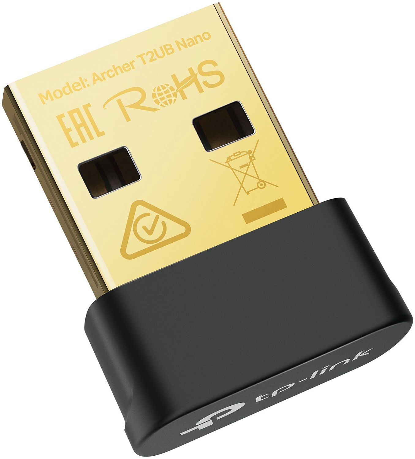 Сетевой адаптер Wi-Fi TP-Link Archer T2UB Nano AC600 USB 2.0 (ант.внутр.) 1ант.