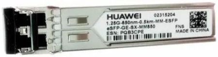 Оптический трансивер Huawei Optical Transceiver,eSFP,GE,Multi-mode Module(850nm,0.55km,LC) (eSFP-GE-SX-MM850)