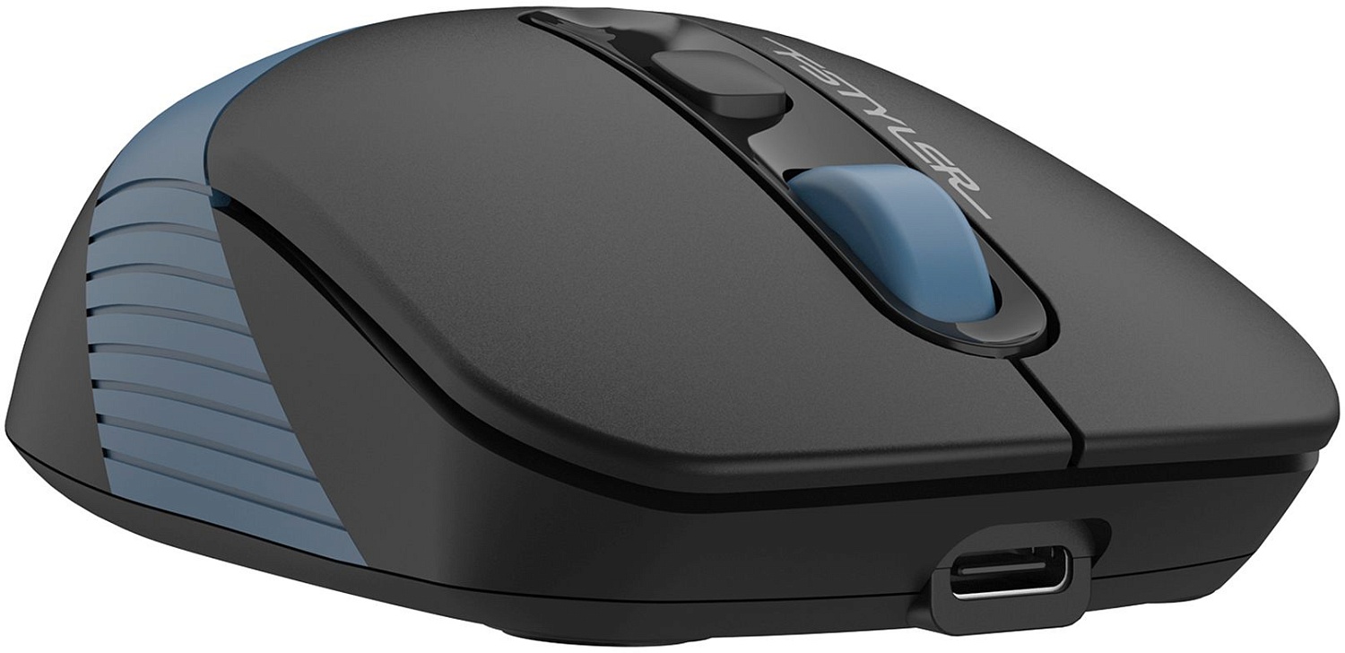Мышь A4Tech Fstyler FB10CS черный/синий оптическая (2000dpi) silent беспроводная BT/Radio USB (4but) Мышь A4Tech Fstyler FB10CS черный/синий оптическая (2000dpi) silent беспроводная BT/Radio USB (4but)