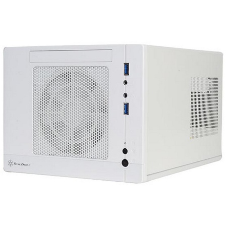 SST-SG05W-Lite Sugo Mini-ITX Compact Computer Cube Case, white (220344)