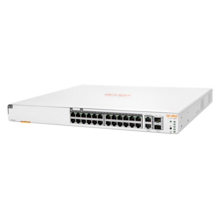 JL807A HPE Коммутатор Aruba IOn 1960 24G 2XT 2XF 370W Managed L2+ 24*10/100/1000 2*10GBase-T 2SFP+ Switch