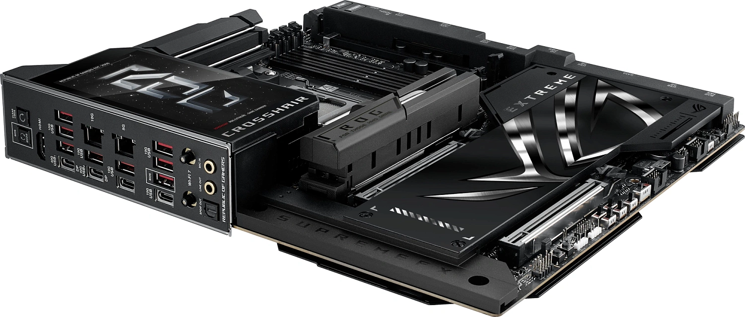 Материнская плата ASUS ROG CROSSHAIR X870E EXTREME, AM5, X870E, 4*DDR5, 4*SATA, 5*M.2,  10*USB 3.2, 2*Type-C, 2*USB4, 6*PCIx16, HDMI, E-ATX; 90MB1LB0-M0EAY0