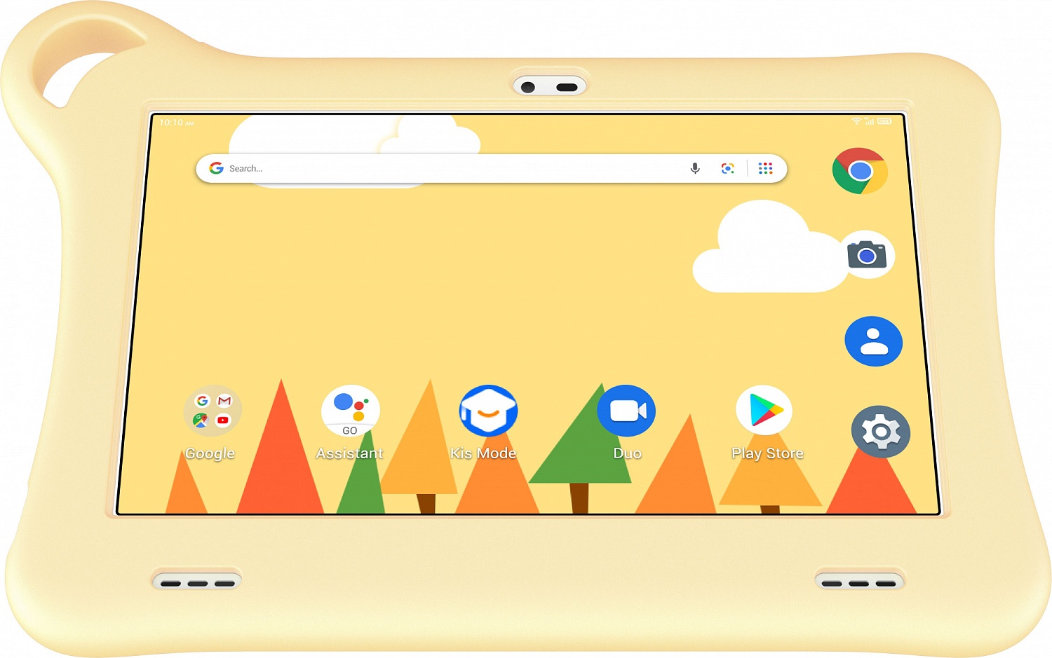 Планшет Alcatel Tkee Mini 2 9317G MT MT8167D (1.3) 4C RAM1Gb ROM32Gb 7" TN 1024x600 Android 10.0 Go мятный/светло-желтый 2Mpix 2Mpix BT WiFi Touch microSD 128Gb minUSB 2580mAh до 400hrs