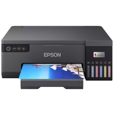 Принтер Epson L8050 (принтер струйный, A4, 5760x1440 dpi/6 цв./8стр-мин/WiFi/фотопечать/СНПЧ в комплекте)