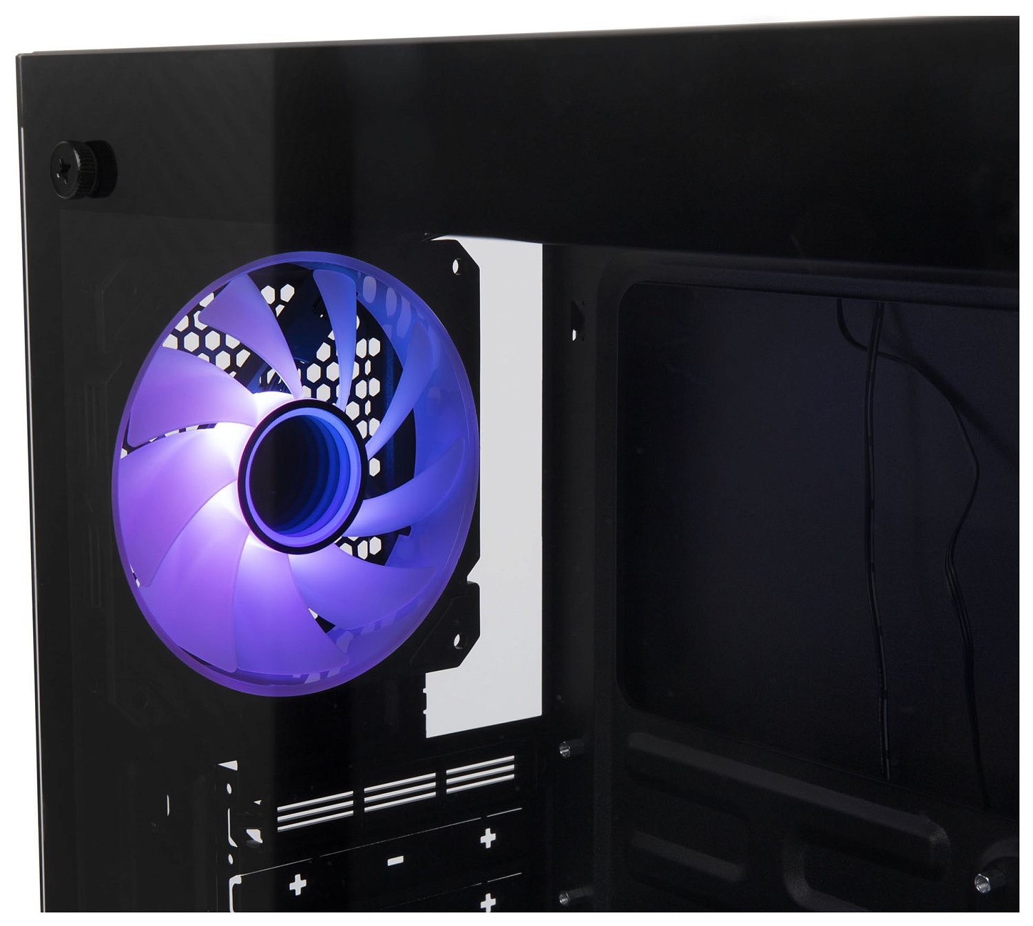 Корпус Hiper M65 черный без БП mATX 3x120mm 2xUSB2.0 1xUSB3.0 audio bott PSU