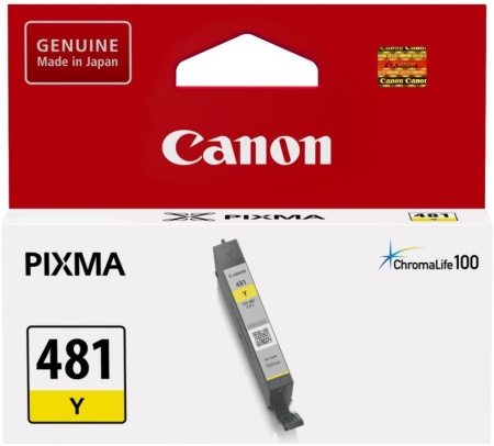 Картридж струйный Canon CLI-481Y 2100C001 желтый (5.6мл) для Canon Pixma TS5140/6140/8140/8540