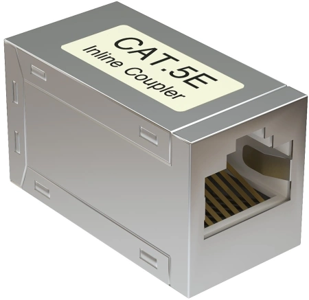 Адаптер Sysmatrix CC RJ45.5ES.WH проходн.RJ45 кат.5E бел.