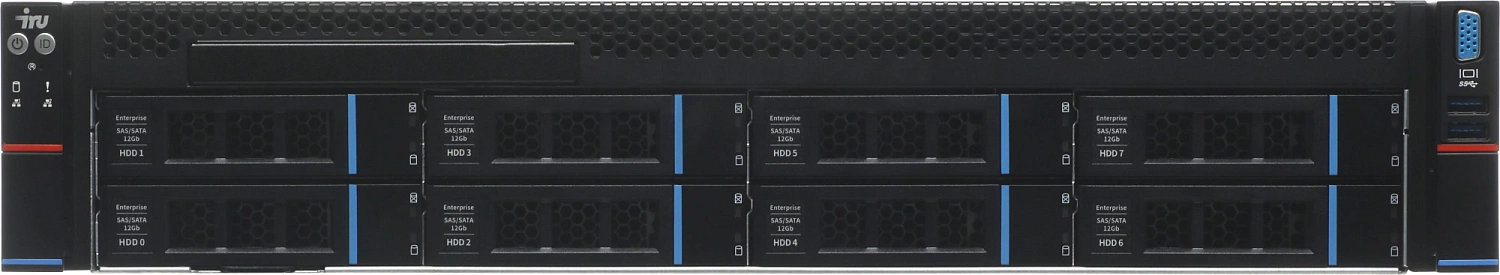 Сервер IRU Rock g2208d 2x6258R 4x32Gb 9361-8I 1x800W w/o OS (2165823)