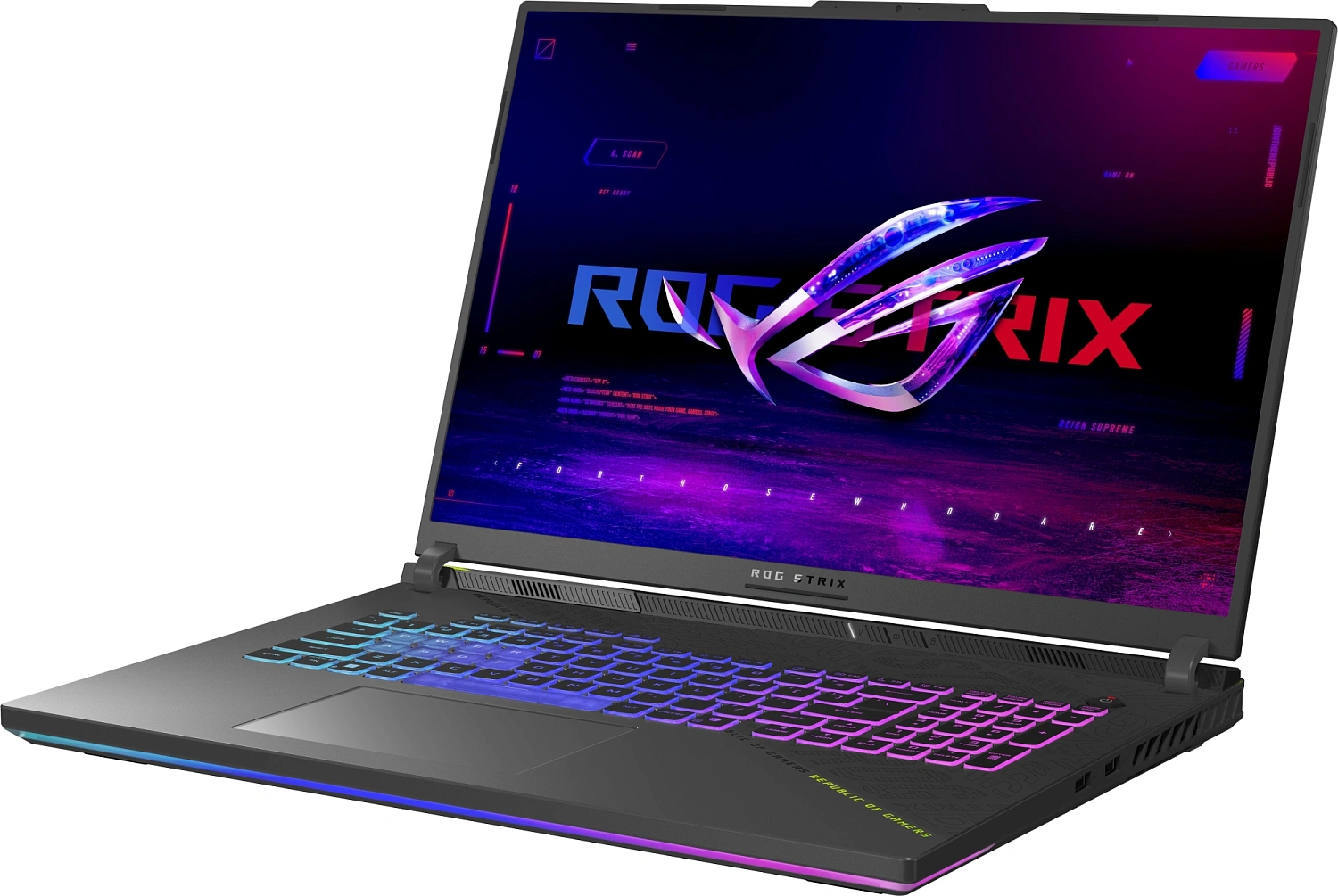 Ноутбук Asus ROG Strix G18 G814PM-S8117 Ryzen 9 8940HX 16Gb SSD512Gb NVIDIA GeForce RTX 5060 8Gb 18" IPS WUXGA (1920x1200) без ОС green WiFi BT Cam (90NR0L29-M005X0)