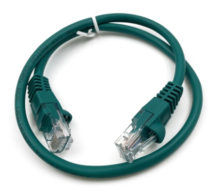 Патч-корд Buro UTP 4 пары cat5E CCA molded 0.5м зеленый RJ-45 (m)-RJ-45 (m)