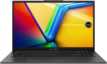 Ноутбук Asus Vivobook S 15 OLED K5504VA-MA278W Core i9 13900H 16Gb SSD1Tb Intel Iris Xe graphics 15.6" OLED 2.8K (2880x1620) Windows 11 Home black WiFi BT Cam (90NB0ZK2-M00LT0)