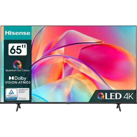 Телевизор QLED Hisense 65" 65E7KQ черный 4K Ultra HD 60Hz DVB-T DVB-T2 DVB-C DVB-S DVB-S2 USB 2.0 - 2шт. WiFi Smart TV