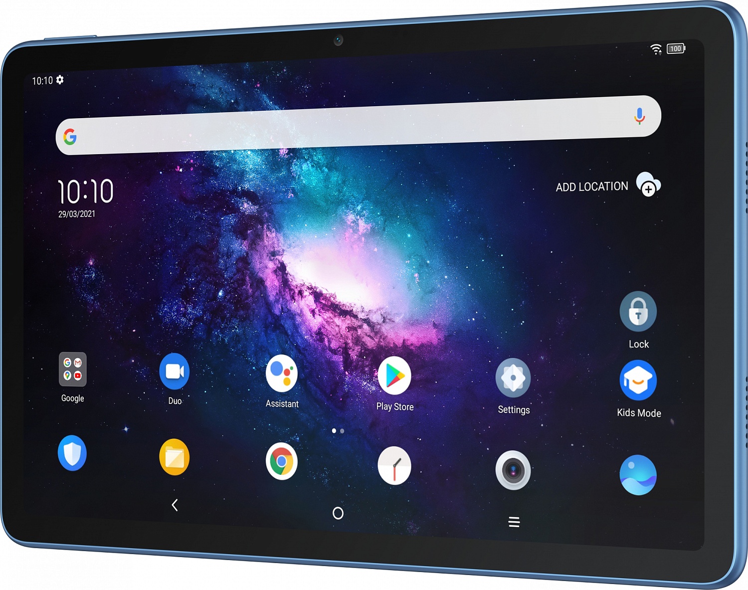 Планшет TCL Tabmax 10 MT MT8788A (2.0) 8C RAM4Gb ROM64Gb 10.36" IPS 2000x1200 Android голубой 13Mpix 8Mpix BT WiFi Touch microSD 256Gb minUSB 8000mAh до 1000hrs