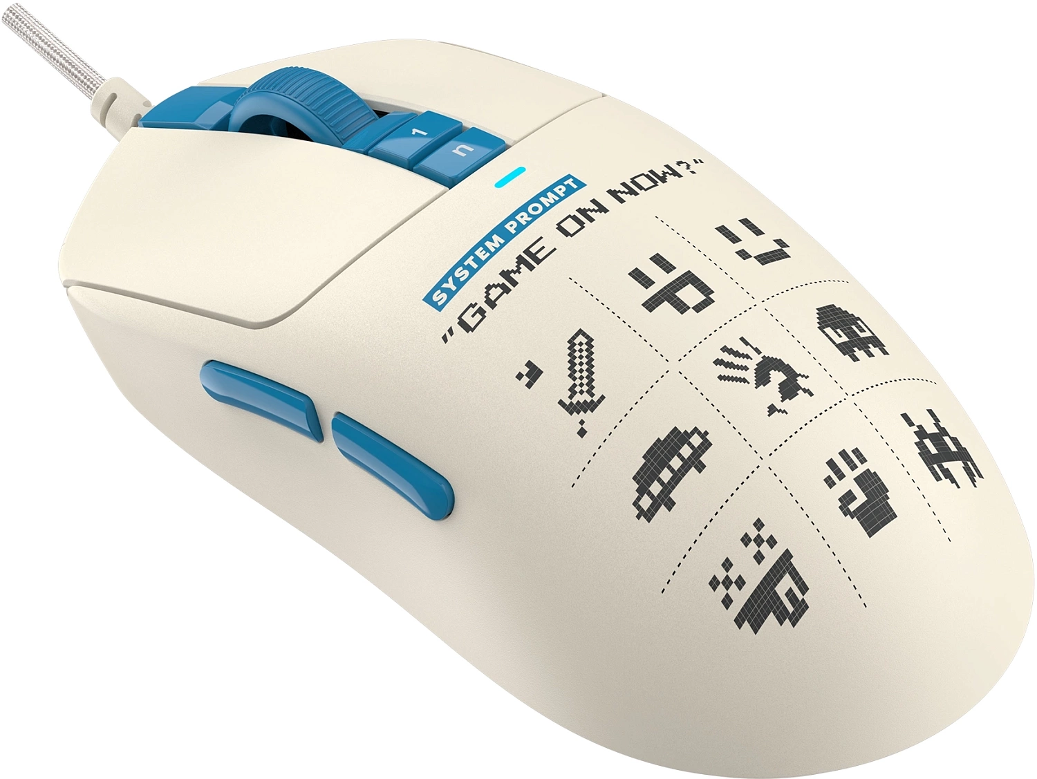 Мышь A4Tech Bloody W72 Ultra Pixels Blue рисунок/бежевый/голубой оптическая (20000dpi) USB Мышь A4Tech Bloody W72 Ultra Pixels Blue рисунок/бежевый/голубой оптическая (20000dpi) USB