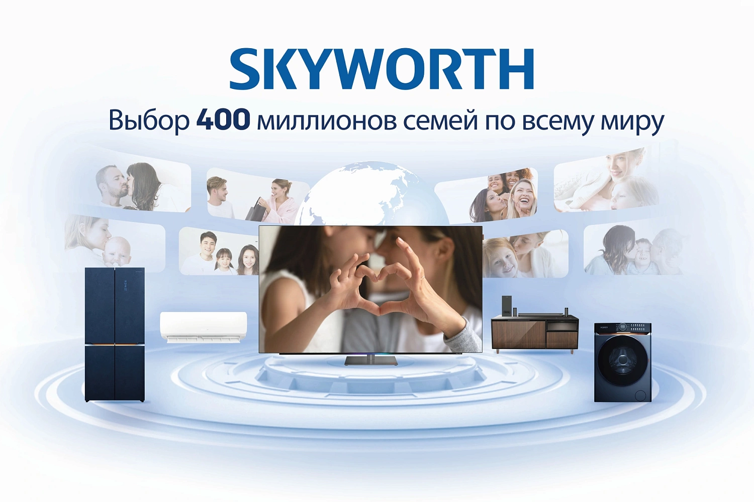 Телевизор QLED Skyworth 65" 65Q75G Google TV Frameless черный/серый 4K Ultra HD 60Hz DVB-T DVB-T2 DVB-C DVB-S DVB-S2 USB WiFi Smart TV
