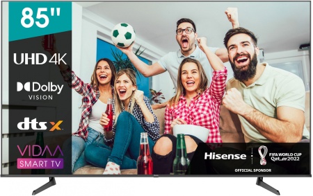 Телевизор LED Hisense 85" 85A6BG 6 черный 4K Ultra HD 60Hz DVB-T DVB-T2 DVB-C DVB-S DVB-S2 WiFi Smart TV