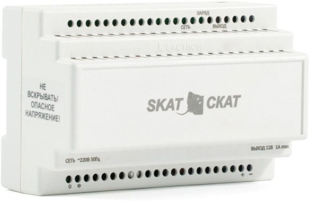 Источник бесперебойного питания Бастион Skat-12DC-1.0 10Вт 30ВА белый