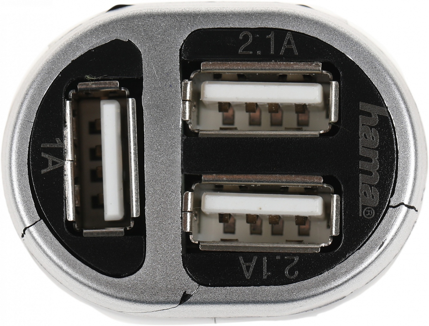 Автомобильное зар./устр. Hama H-173603 2.1A+2.1A+1A 3xUSB универсальное черный (00173603)