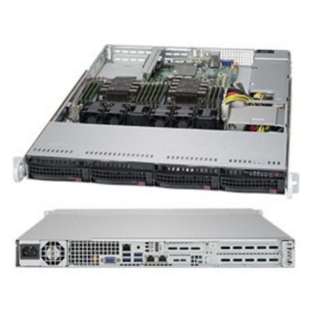 SYS-6019P-WT 1U Rackmount 815TQC-605WB X11DDW-L SATA3 ; RAID 0, 1, 5, 10