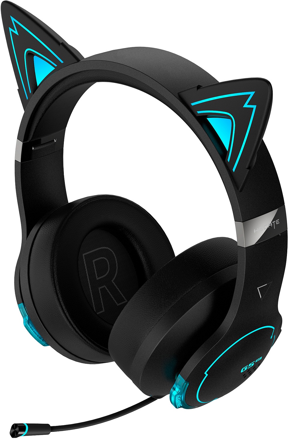 Наушники с микрофоном Edifier G5BT Cat черный мониторные BT оголовье