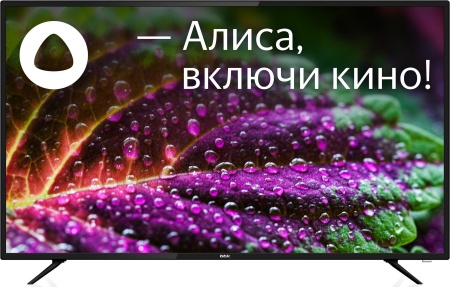 Телевизор LED BBK 55" 55LEX-8264/UTS2C Яндекс.ТВ черный 4K Ultra HD 60Hz DVB-T2 DVB-C DVB-S2 USB WiFi Smart TV (RUS)