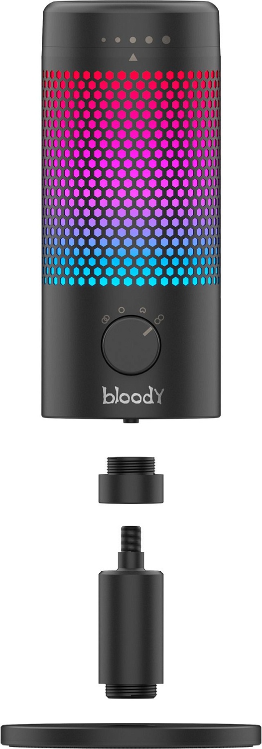 Микрофон проводной A4Tech Bloody GM50 Pro 2.5м черный