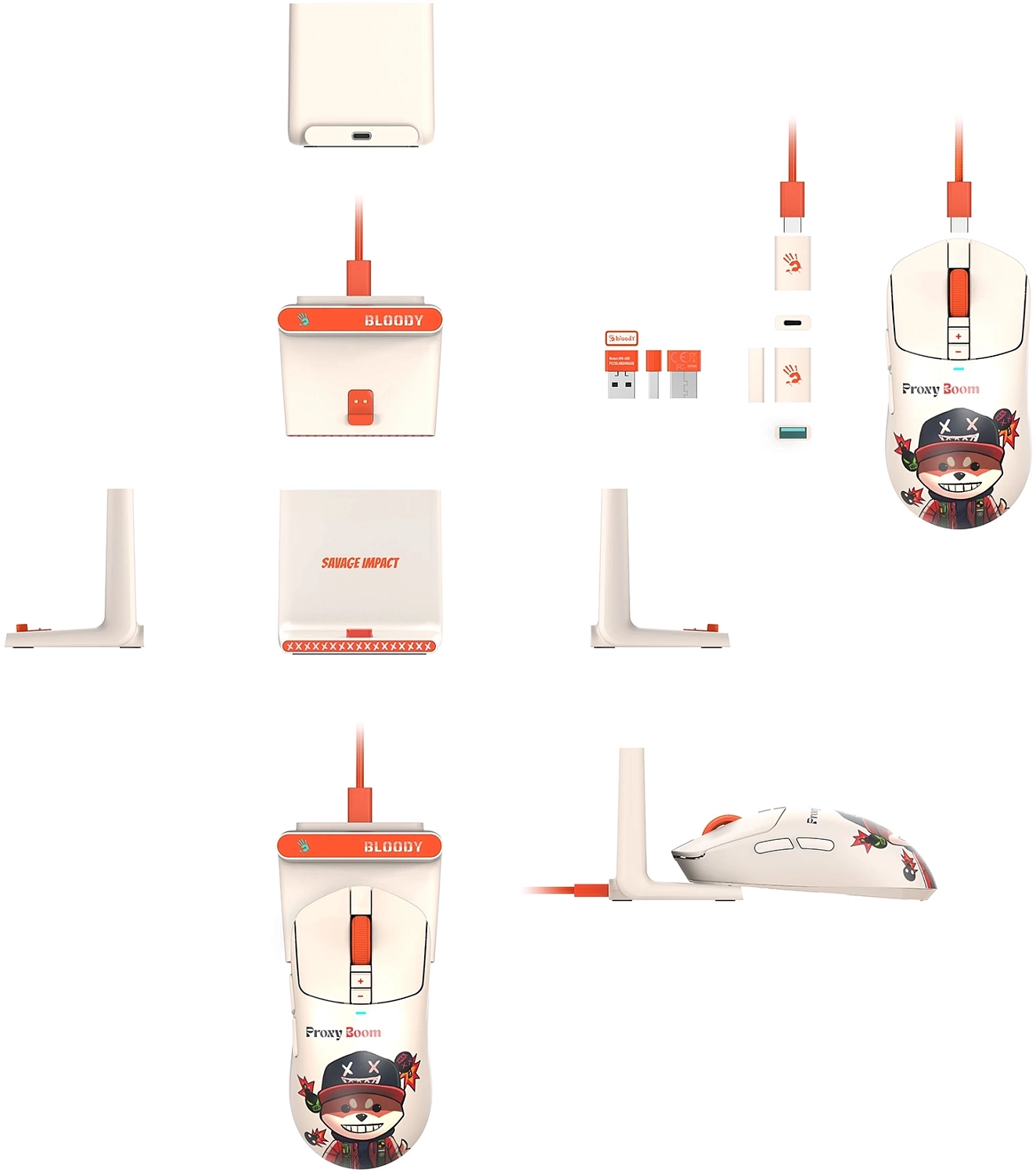 Мышь A4Tech Bloody R72 Ultra Duo Proxy Boom бежевый оптическая 20000dpi беспров. USB-C 7but (R72 ULTRA DUO) Мышь A4Tech Bloody R72 Ultra Duo Proxy Boom бежевый оптическая 20000dpi беспров. USB-C 7but (R72 ULTRA DUO)