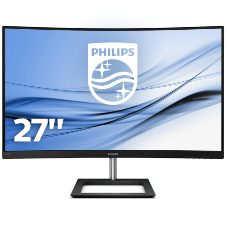 Монитор LCD 27'' [16:9] 1920х1080(FHD) VA, Curved, nonGLARE, 250cd/m2, H178°/V178°, 3000:1, 16.7M, 4ms, VGA, HDMI, Tilt, Speakers, 2Y, Black