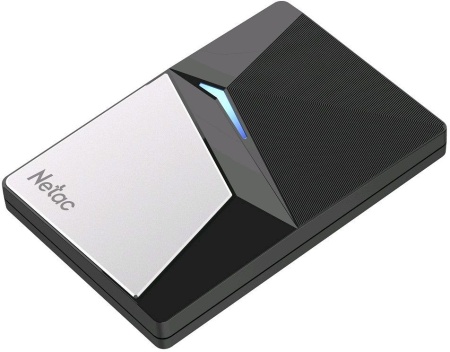 Ssd накопитель Netac Z7S 2TB USB 3.2 Gen 2 Type-C External SSD, R/W up to 550MB/480MB/s,with USB-C to USB-A cable and USB-A to USB-C adapter 3Y wty