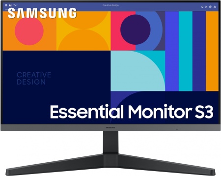 Монитор Samsung 24" S24C330GAI IPS LED 16:9 1920x1080 4ms 250cd 1000:1 178/178 HDMI DP 100Hz sRGB 0.95 FreeSync VESA Tilt Black 2 years