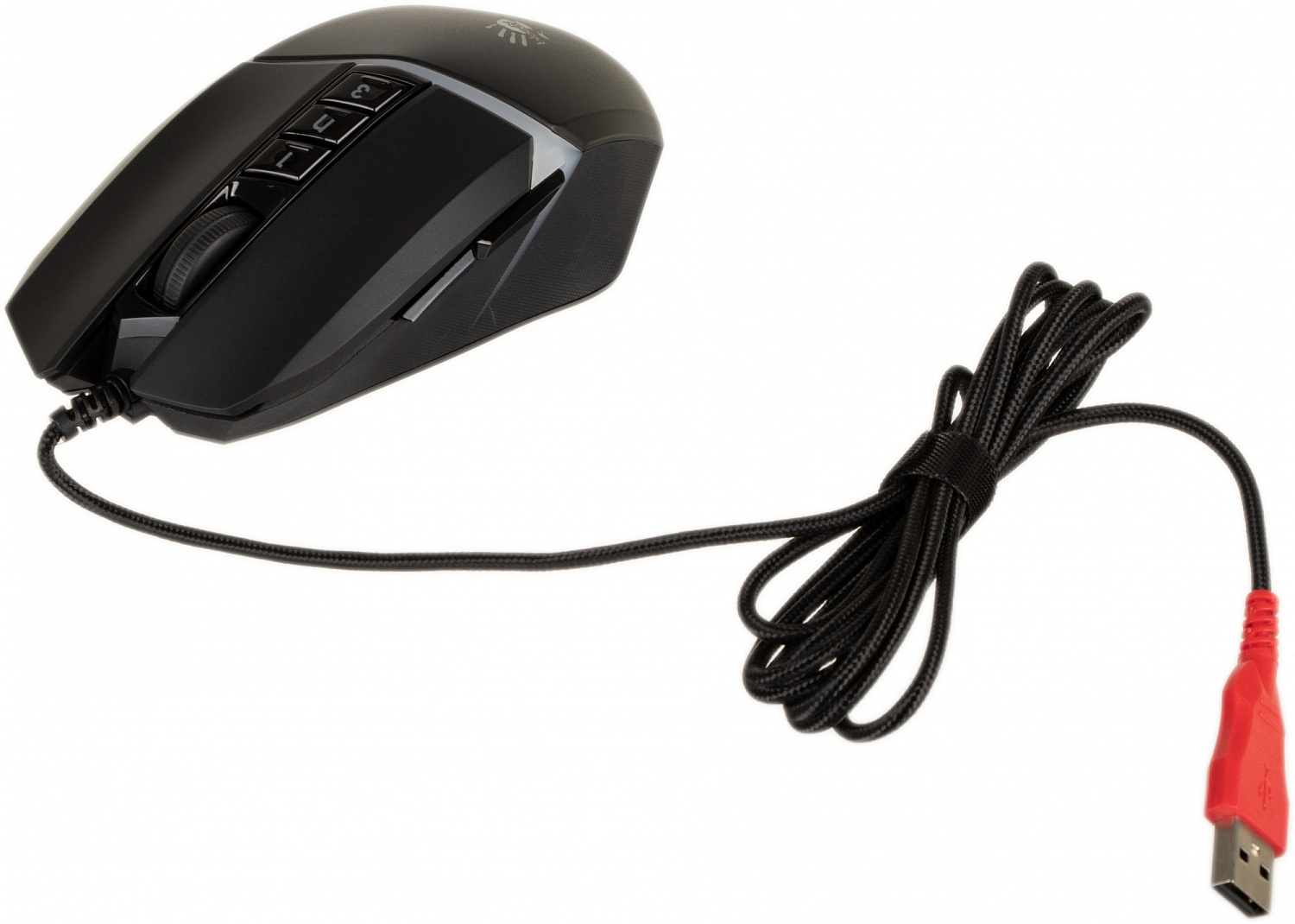 Мышь A4Tech Bloody W60 Max черный оптическая (10000dpi) USB (7but) Мышь A4Tech Bloody W60 Max черный оптическая (10000dpi) USB (7but)