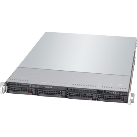 Корпус SuperMicro CSE-815TQ-563UB Black 1U SC815 U1/O W/563W