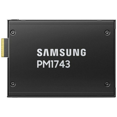 Твердотельный накопитель Samsung Enterprise SSD, 2.5"(SFF/U.2), PM1743, 7680GB, NVMe PCIe Gen5 (1x4 or Dual Port x2), R14000/W6000Mb/s, IOPS(R4K) 2500K/300K, MTBF 2,5M, 1DWPD/5Y, OEM