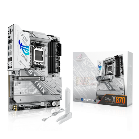 Материнская плата ASUS ROG STRIX X870-A GAMING WIFI AM5 ATX 4xDDR5 2xPCIEx16 4xM.2 Thunderbolt 2хUSB-C DP HDMI 2.5GLAN Wi-Fi 7