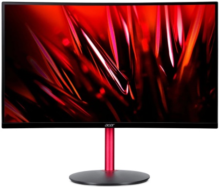 Монитор 27"    ACER  Nitro XZ272UVbmiiphx, VA, 2560x1440, 165Hz, 1ms, 400nits,  178°/178° ,2HDMI  + DP + Колонки 2Wx2, Audio Out, FreeSync, VRR, HDR 400, Curved  (изогнутый) (NEW)