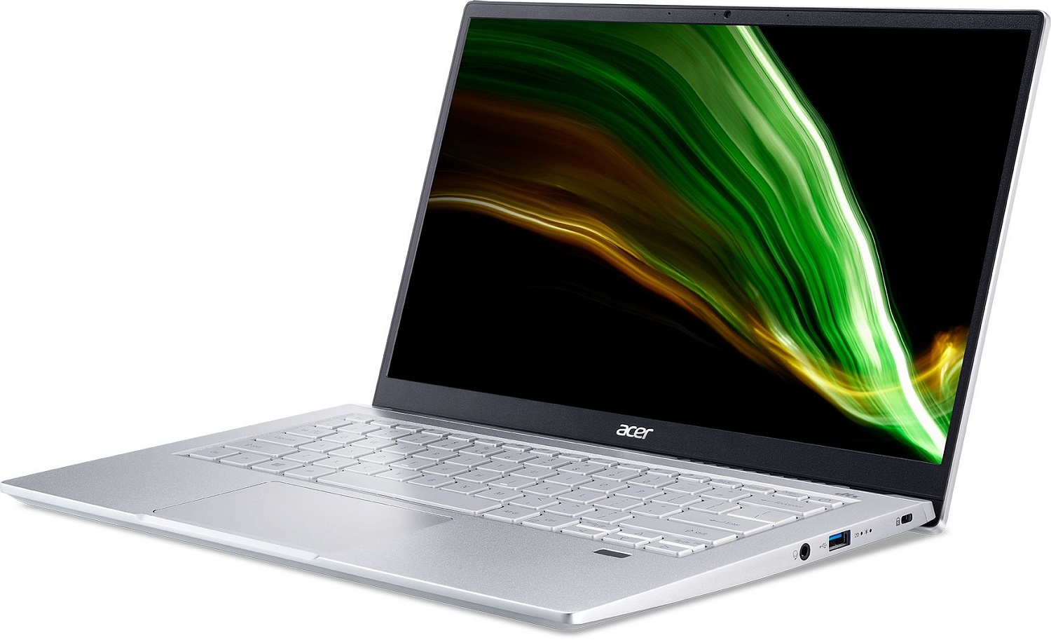 Ноутбук Acer Swift 3 SF314-43 Ryzen 5 5500U 8Gb SSD256Gb AMD Radeon 14" IPS FHD (1920x1080) Windows 11 Home Multi Language 64 silver WiFi BT Cam (NX.AB1ER.00U)