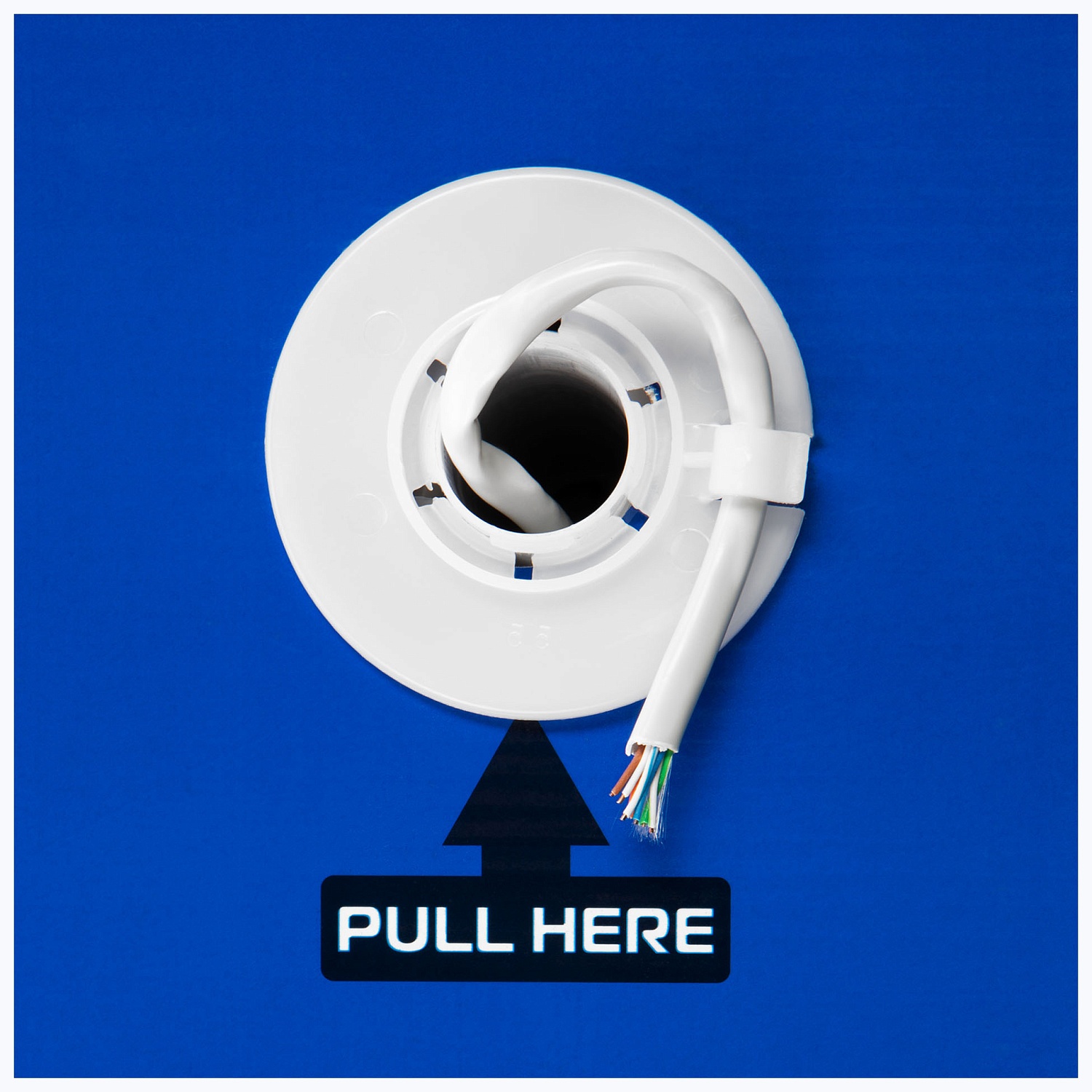 Кабель сетевой Buro UTP 4 пары cat5E solid 0.45мм CCA 305м серый