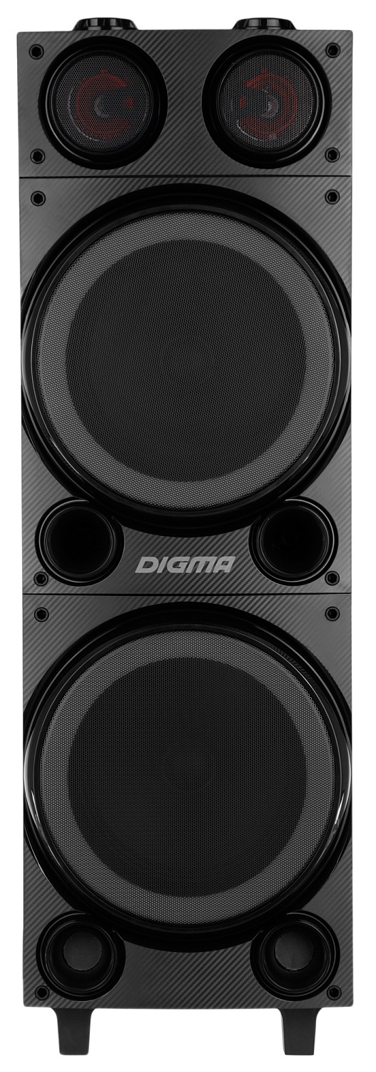 Минисистема Digma MS-14 черный 600Вт FM USB BT micro SD