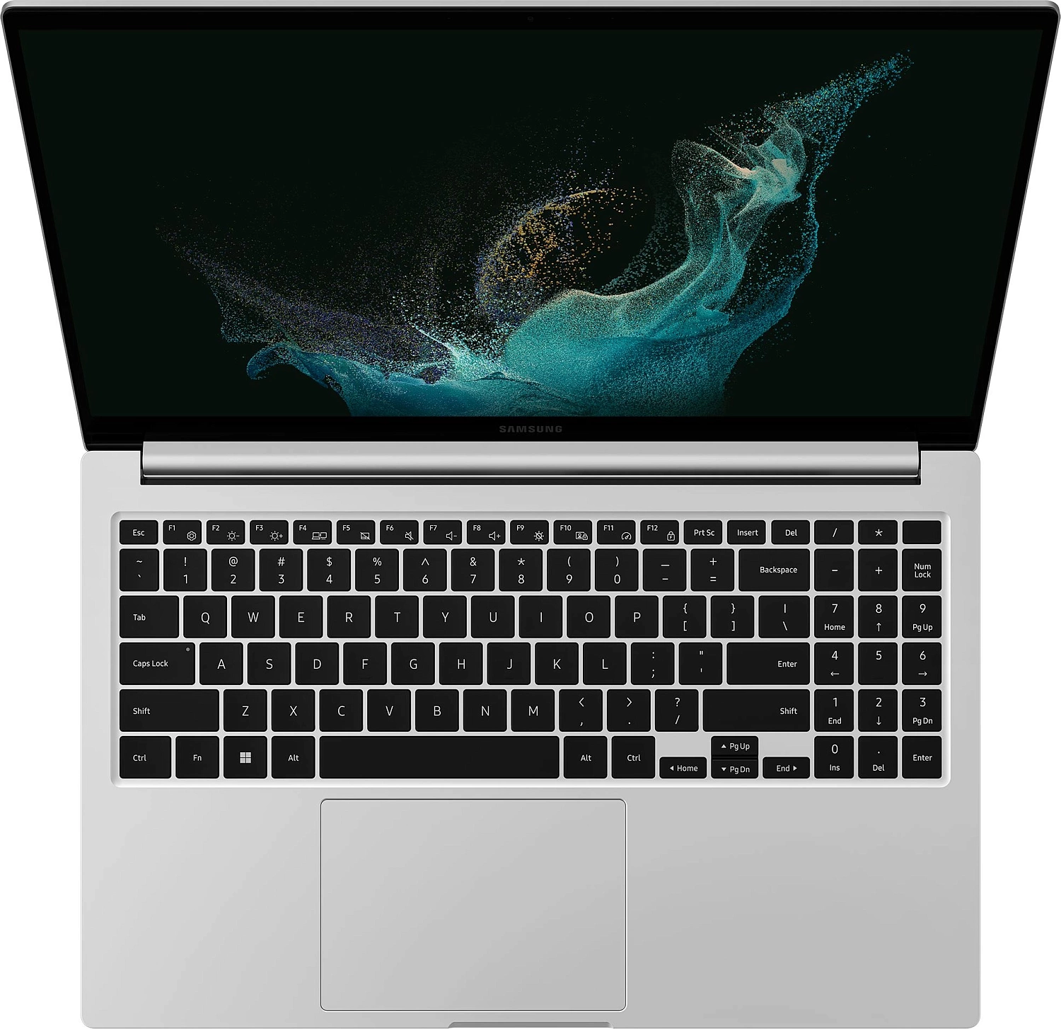 Ноутбук Samsung Galaxy Book 2 NP754 Core i5 1235U 16Gb SSD256Gb Intel Iris Xe graphics 15.6" IPS FHD (1920x1080) Windows 11 Professional silver WiFi BT Cam (NP754XED-KC3IT)