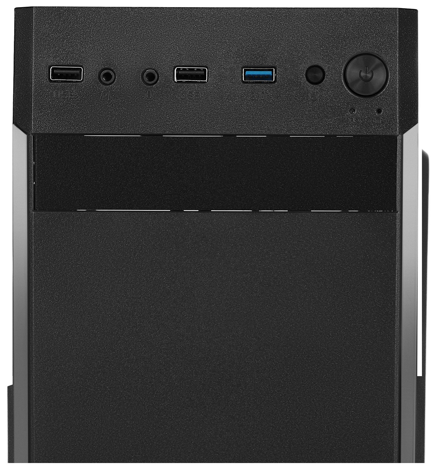 Корпус Digma DC-ATX201-U3 черный без БП ATX 1x80mm 2x120mm 1xUSB2.0 1xUSB3.0 audio