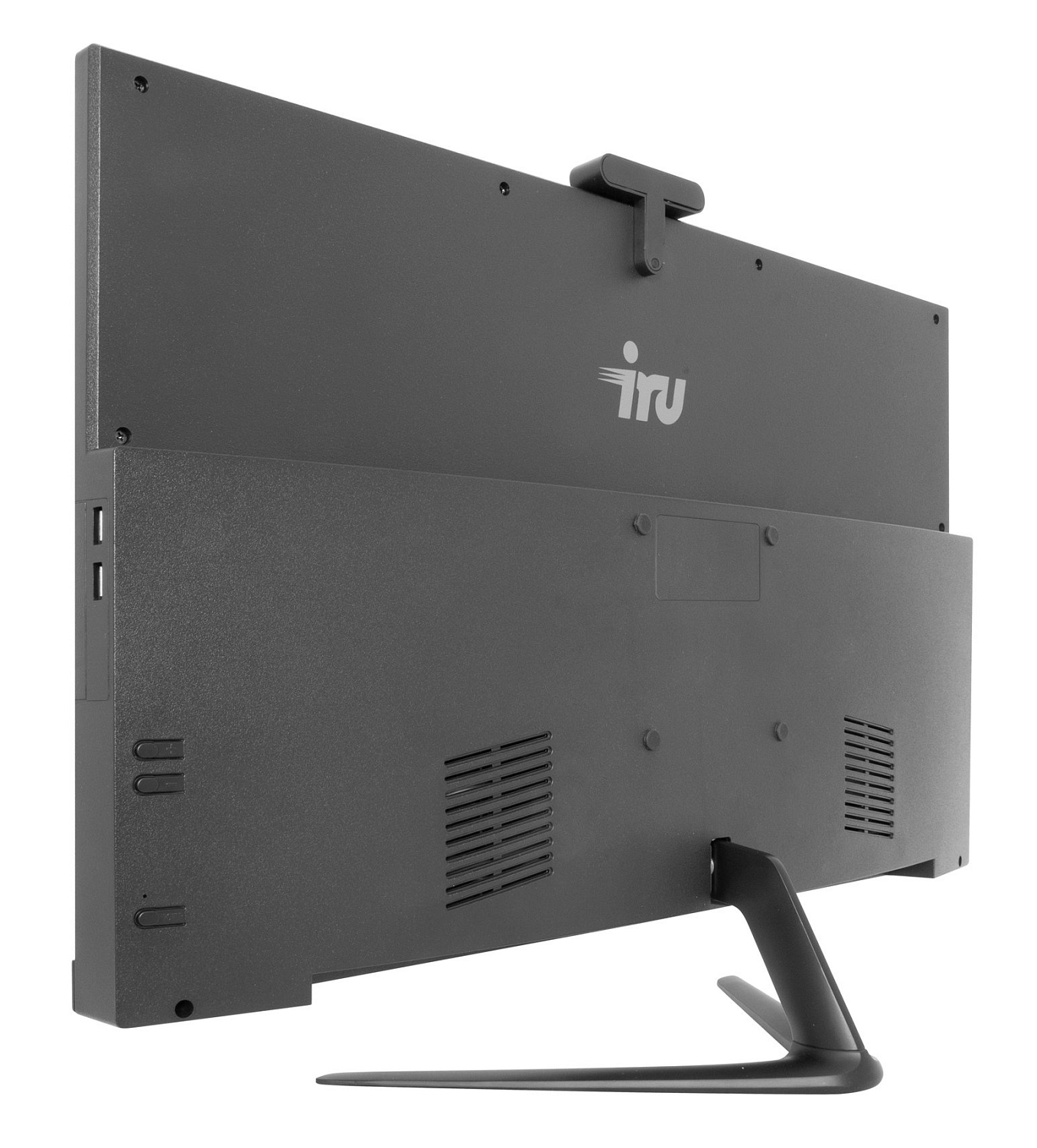 Моноблок IRU Агат 313 27" QHD i3 10105 (3.7) 8Gb SSD256Gb UHDG 630 Free DOS GbitEth WiFi BT Cam черный 2560x1440