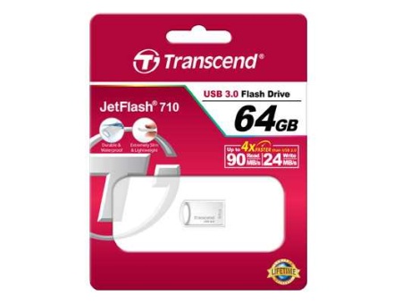 USB Накопитель Transcend 64GB JETFLASH 710 (Silver)