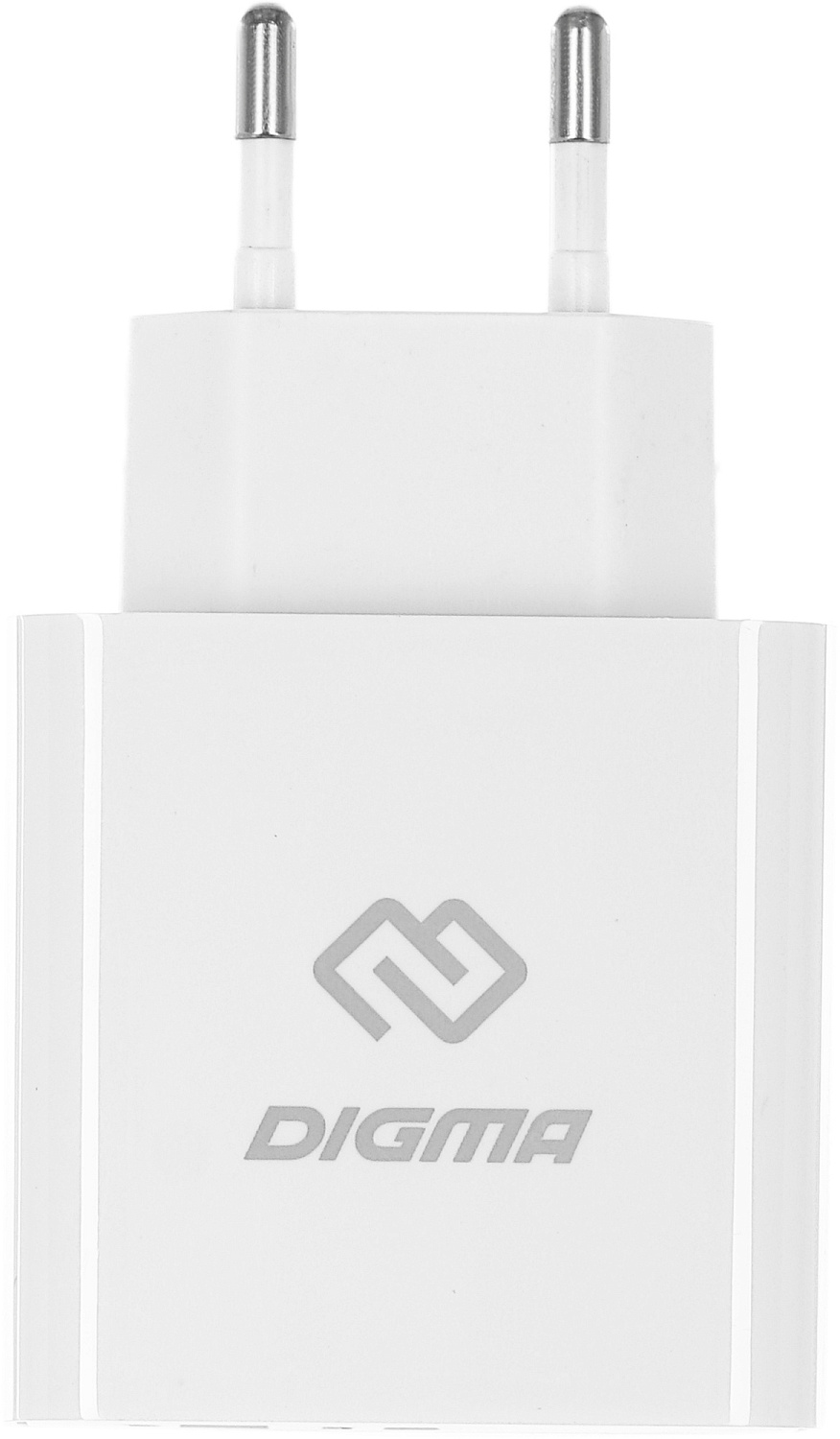 Сетевое зар./устр. Digma DGW3D 30W 3A (PD+QC) USB-C/USB-A универсальное белый (DGW3D0F110WH)