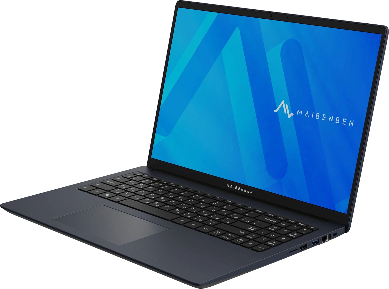 Ноутбук Maibenben M677 Ryzen 7 7730U 16Gb SSD1Tb AMD Radeon 16" IPS FHD+ (1920x1200) Windows 11 Home blue WiFi BT Cam 4000mAh (M6770G140HU4E10)