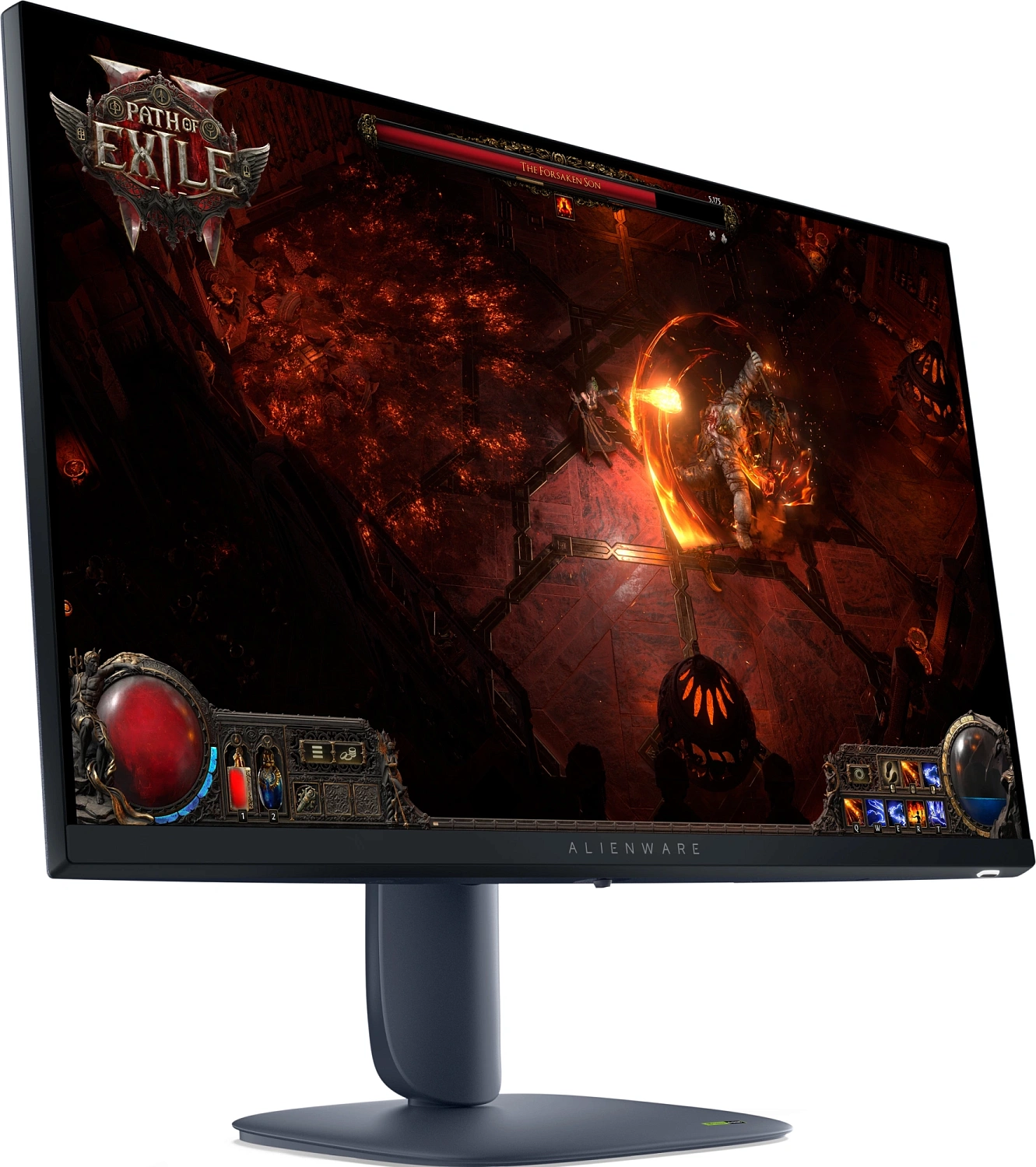 Монитор Dell 27" Alienware AW2725DM черный IPS LED 1ms 16:9 HDMI матовая HAS Piv 400cd 178гр/178гр 2560x1440 180Hz DP 2K USB 9.79кг